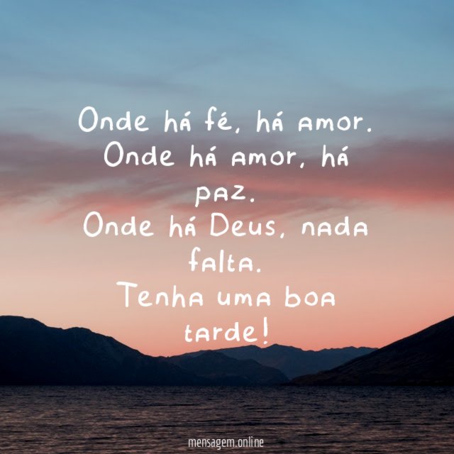 Onde há fé