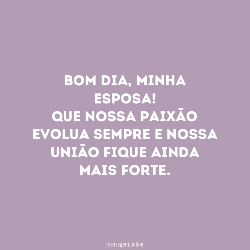 Bom dia