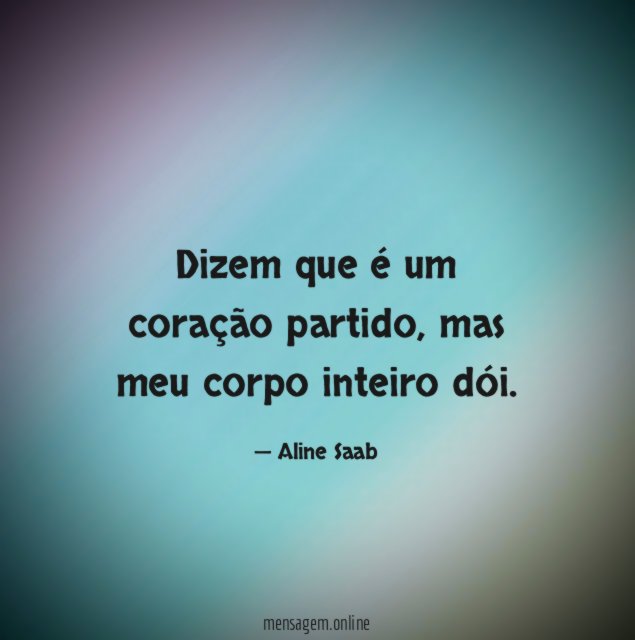 Dizem que é um coração partido