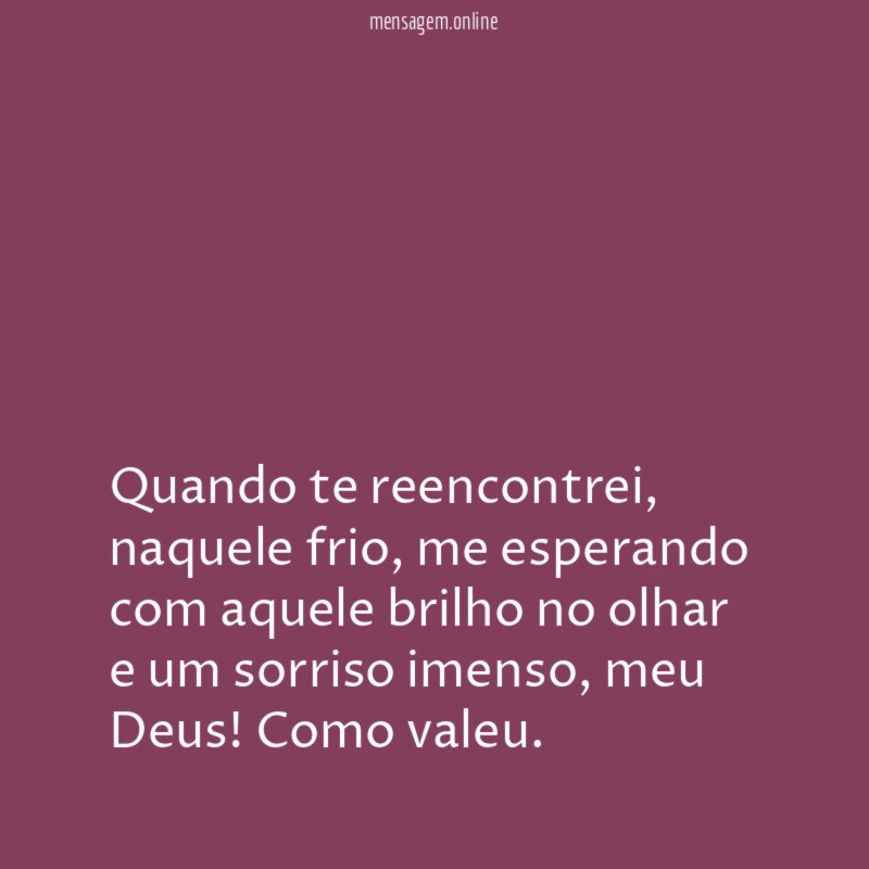 Quando te reencontrei