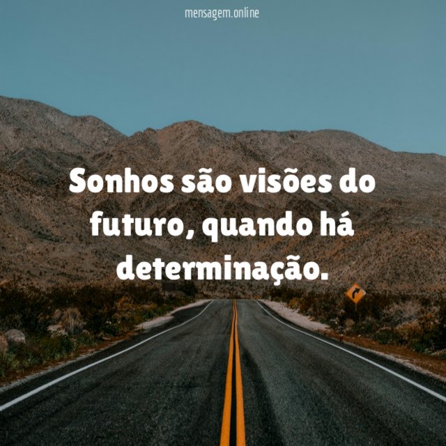 Sonhos são visões do futuro