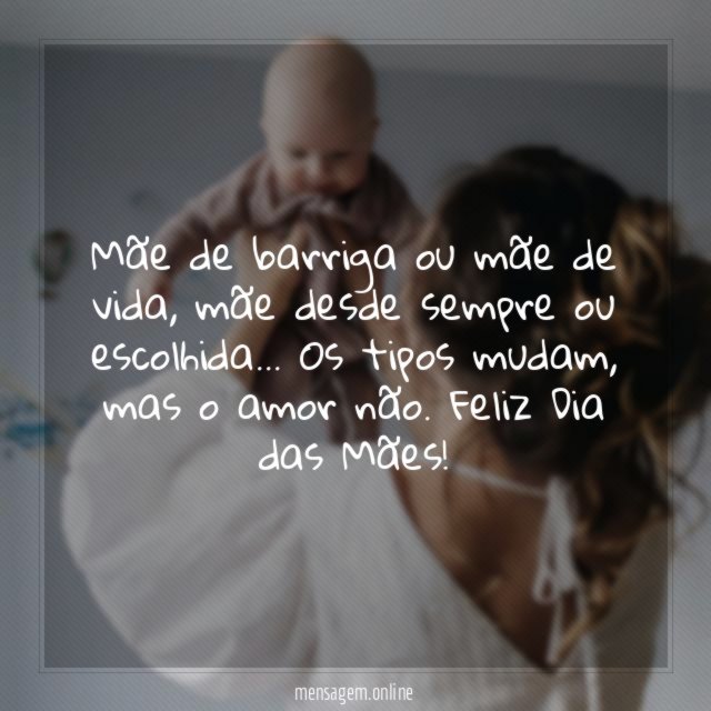 Mãe de barriga ou mãe de vida