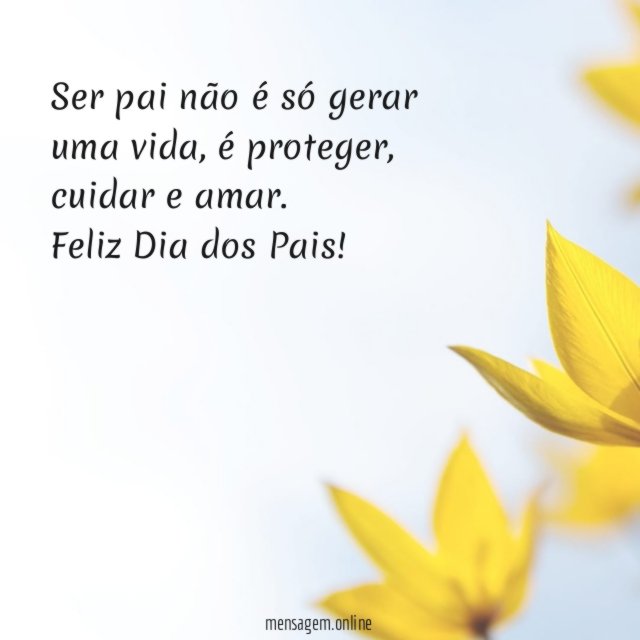 Ser pai não é só gerar uma vida