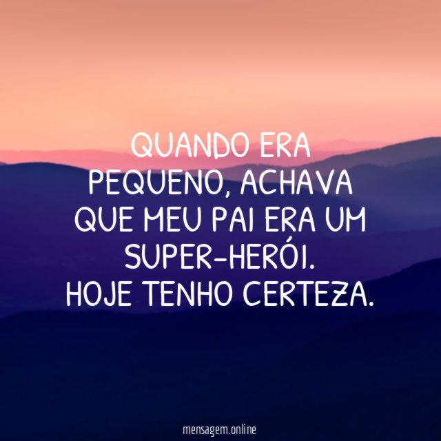 Quando era pequeno