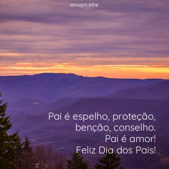 Pai é espelho
