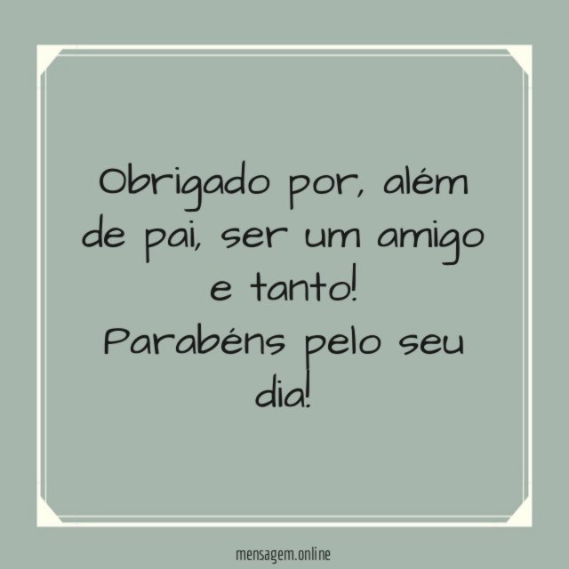 Obrigado por