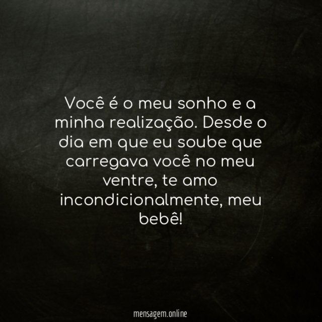 Você é o meu sonho e a minha realização