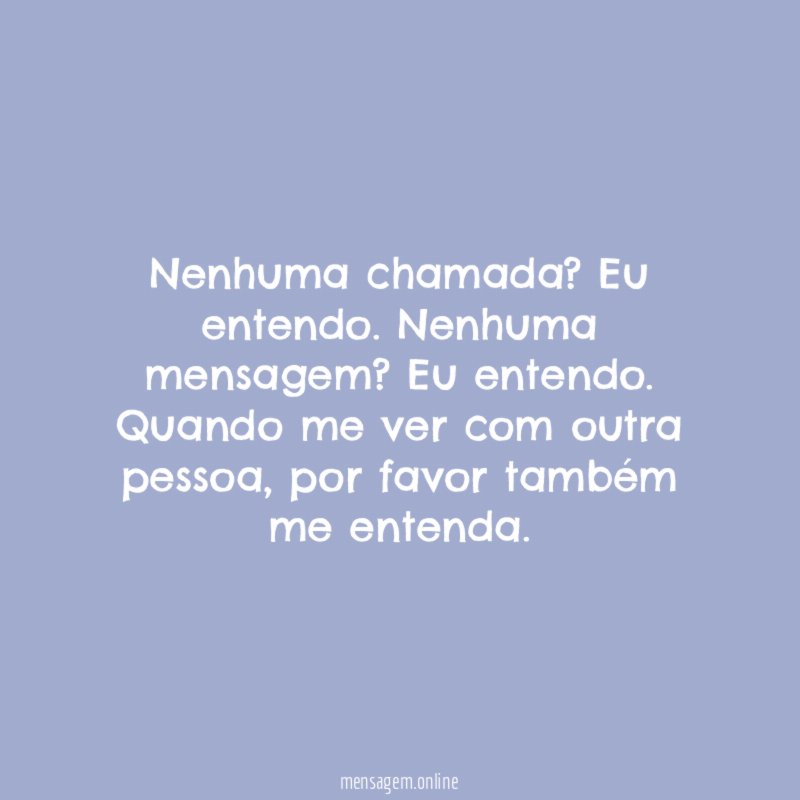 Nenhuma chamada