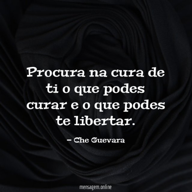 Procura na cura de ti o que podes