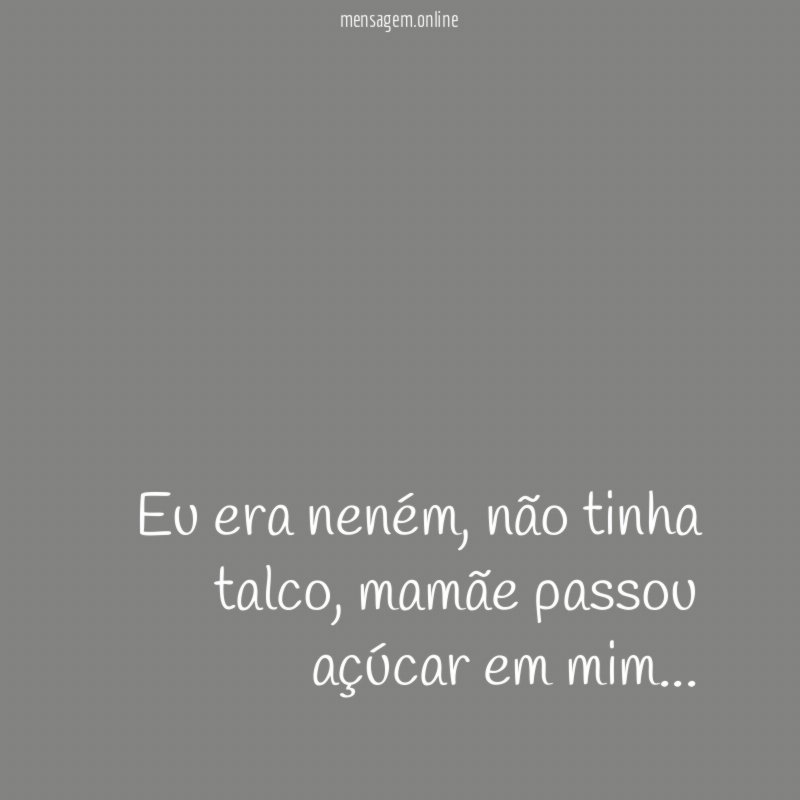 Eu era neném