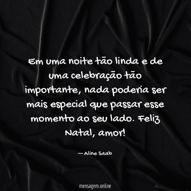 Em uma noite tão linda e de uma