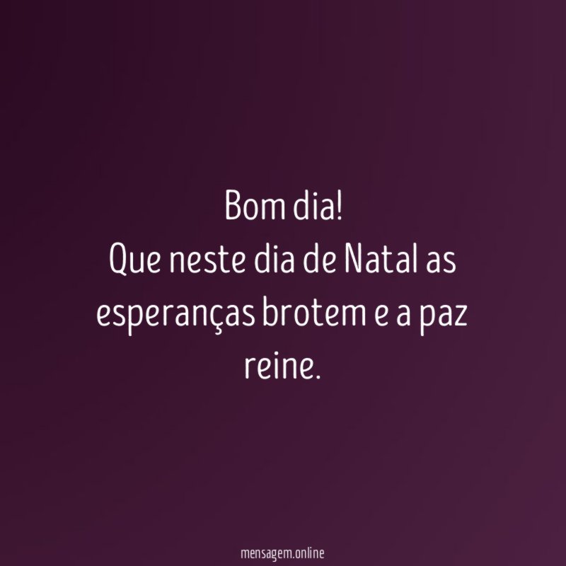 Bom dia