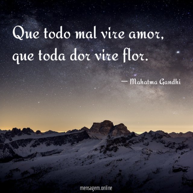 Que todo mal vire amor
