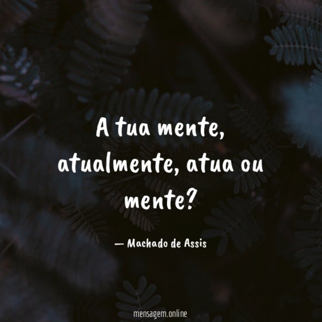 A tua mente