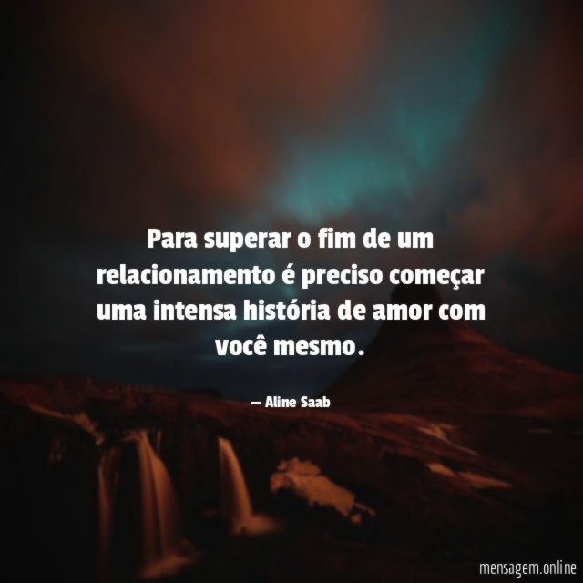 Para superar o fim de um relacionamento é