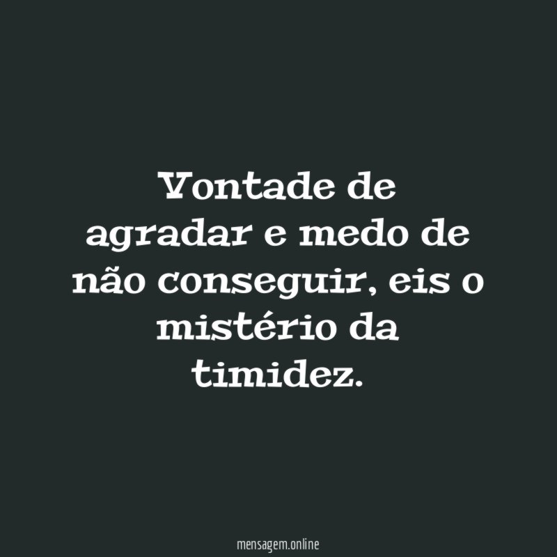 Vontade de agradar e medo de não conseguir