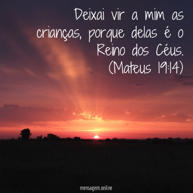 Deixai vir a mim as crianças