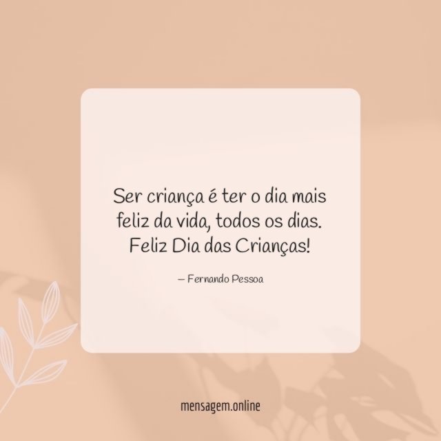 Ser criança é ter o dia mais feliz da vida