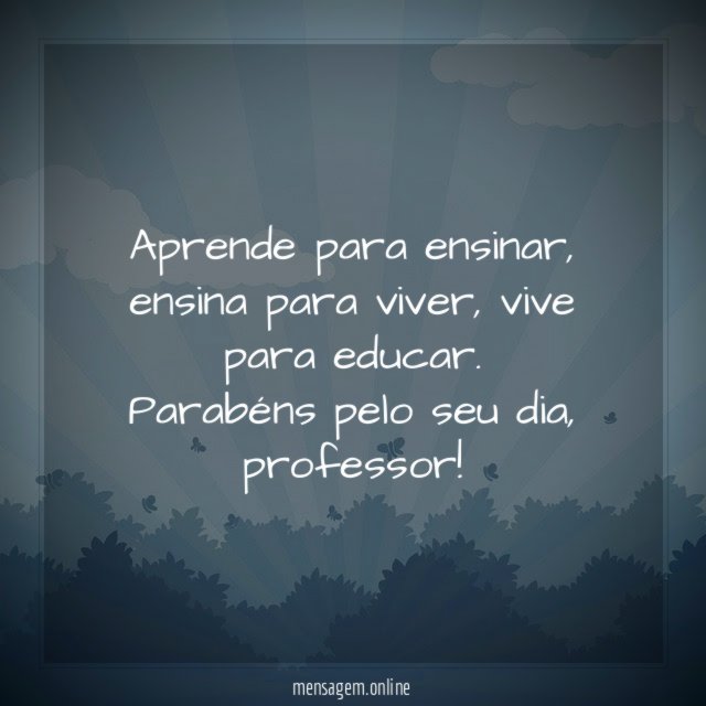 Aprende para ensinar