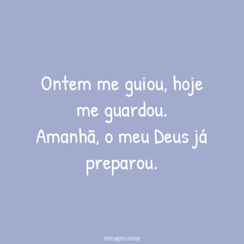 Ontem me guiou