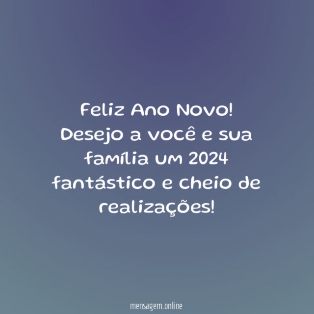 Feliz Ano Novo