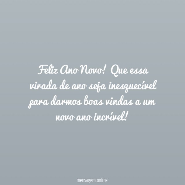 Feliz Ano Novo
