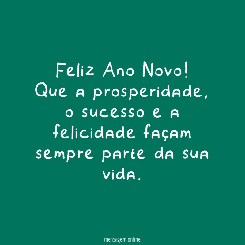 Feliz Ano Novo