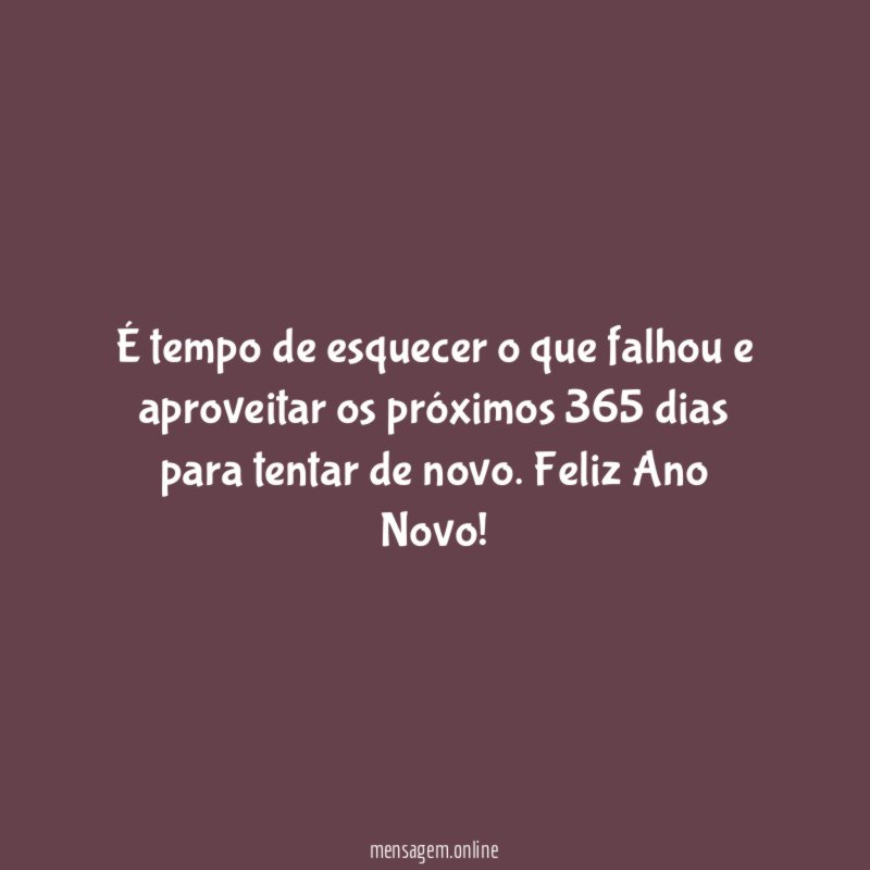 É tempo de esquecer o que falhou