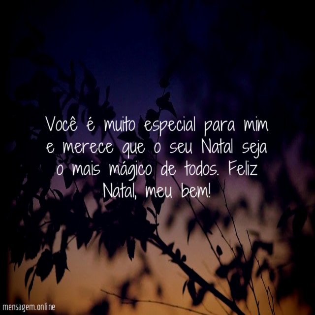 Você é muito especial para mim e merece