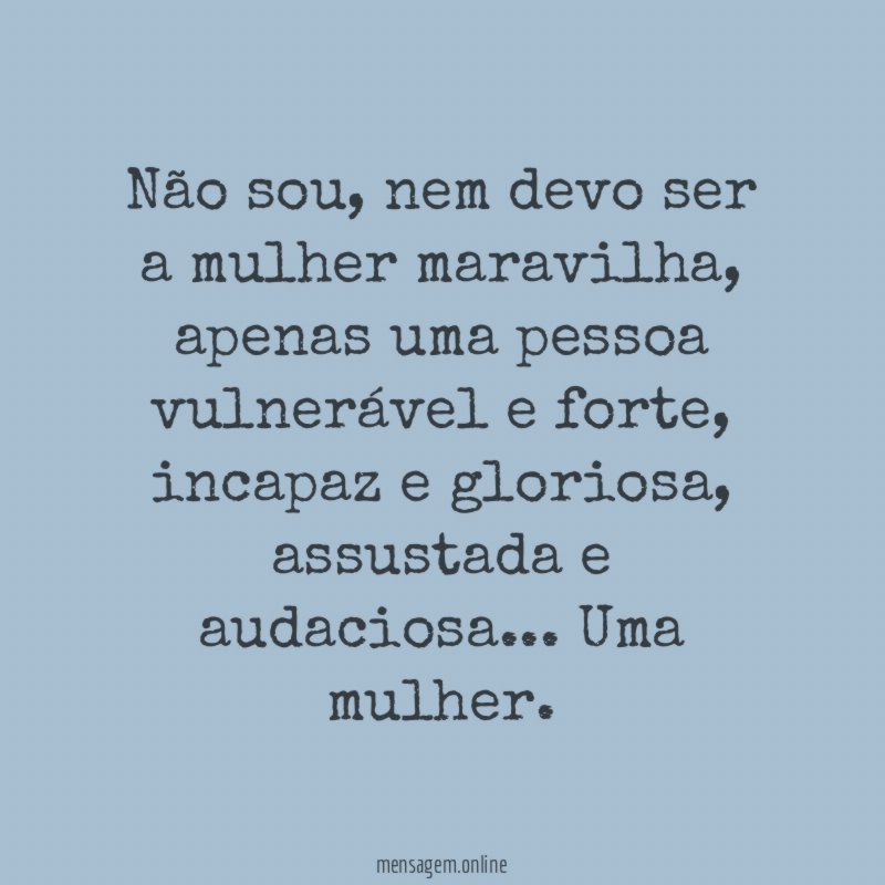 Não sou