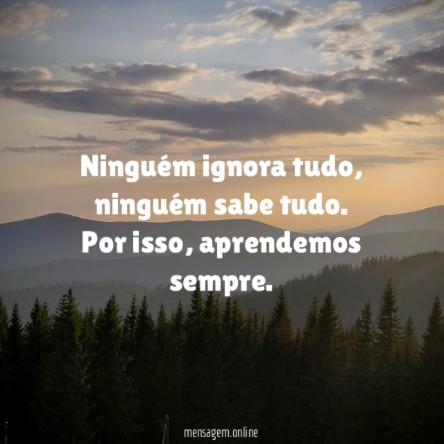 Ninguém ignora tudo