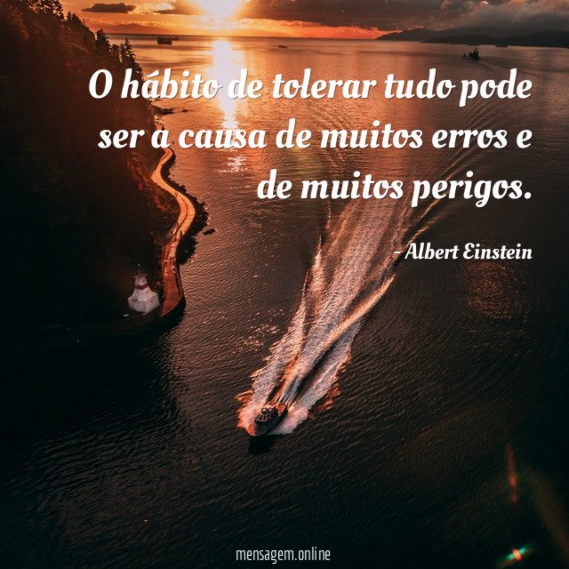 O hábito de tolerar tudo pode ser a