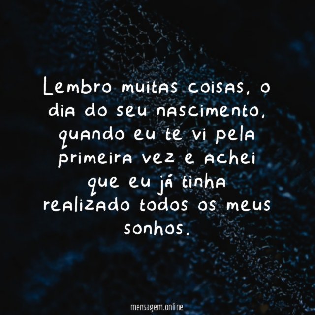 Lembro muitas coisas