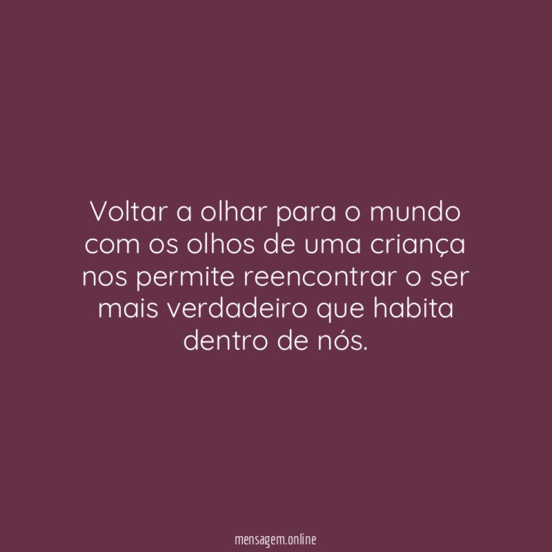 Voltar a olhar para o mundo com os