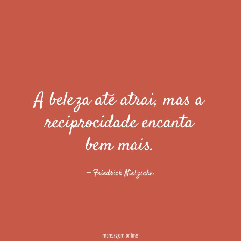 A beleza até atrai