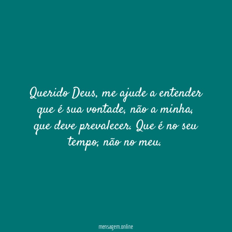 Querido Deus