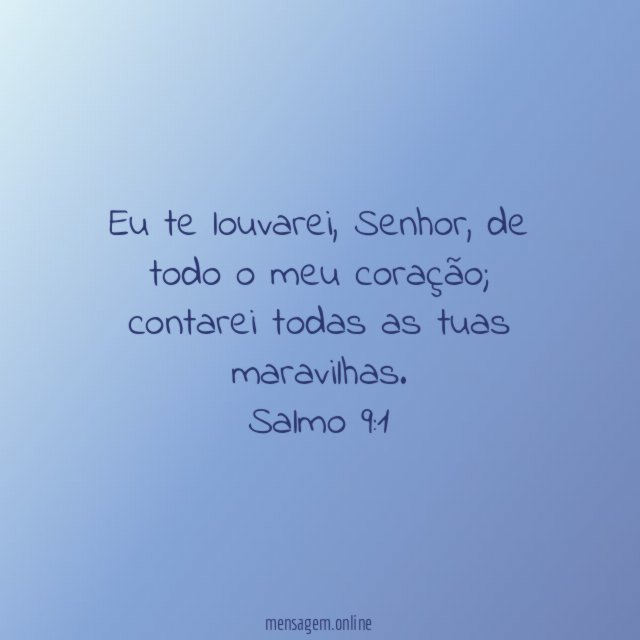 Eu te louvarei