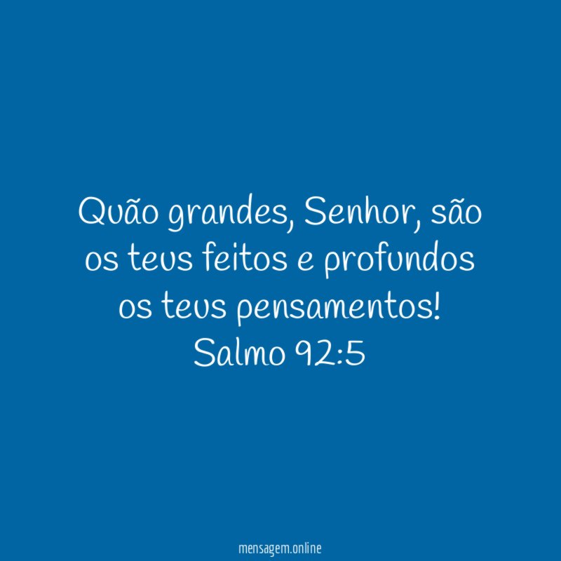Quão grandes