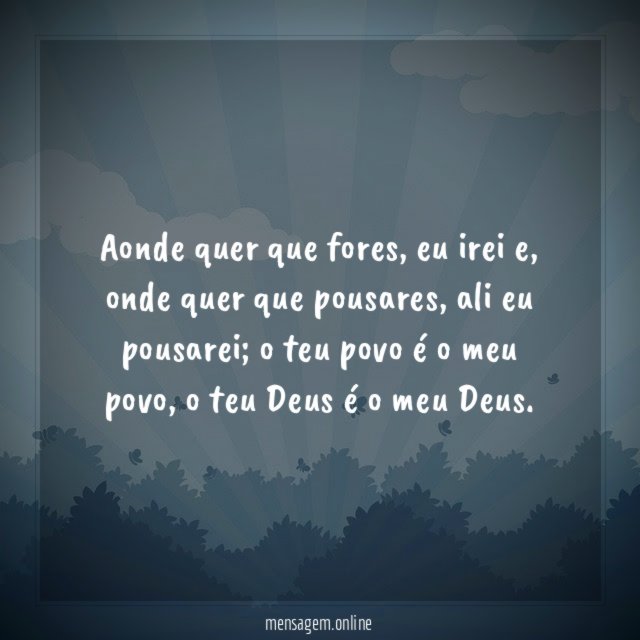 Aonde quer que fores