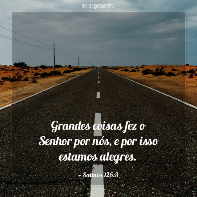 Grandes coisas fez o Senhor por nós