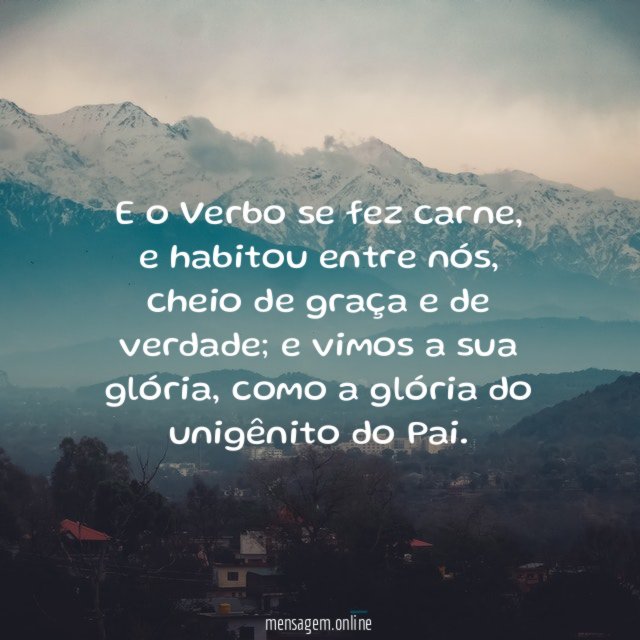 E o Verbo se fez carne