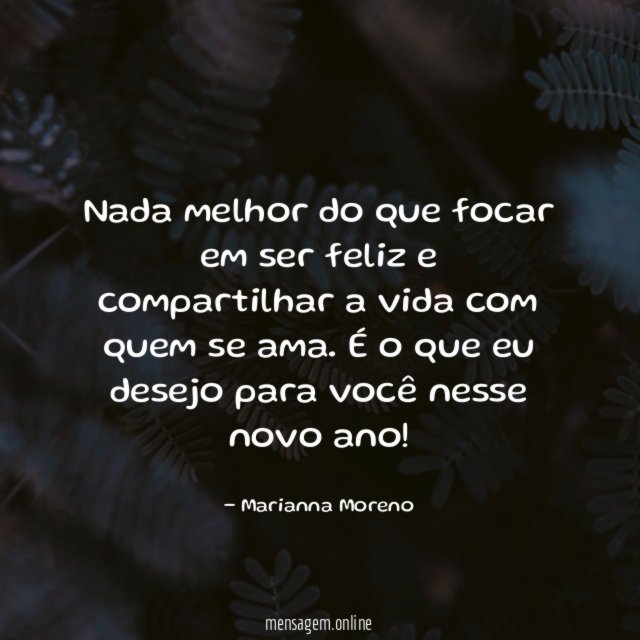 Nada melhor do que focar em ser feliz