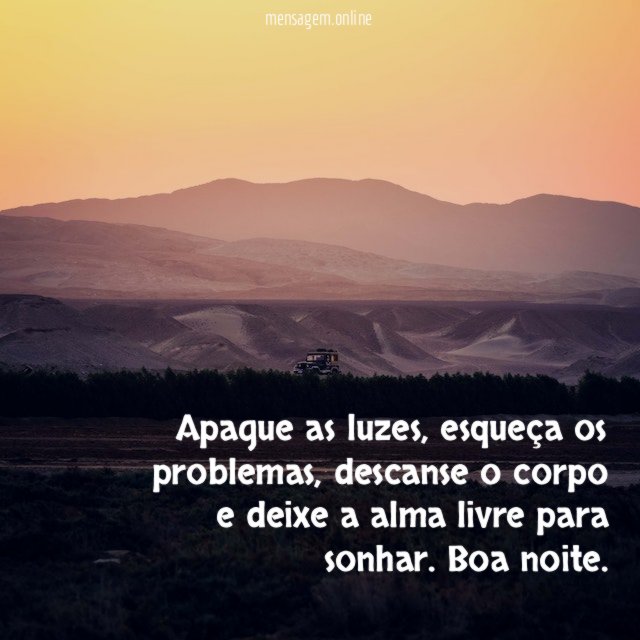Apague as luzes