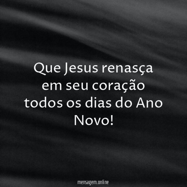 Que Jesus renasça em seu coração todos os