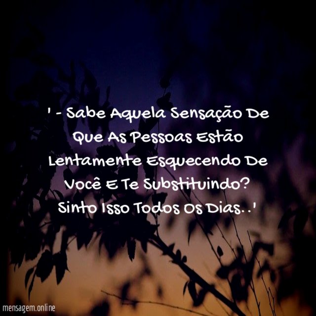 - Sabe Aquela Sensação De Que As
