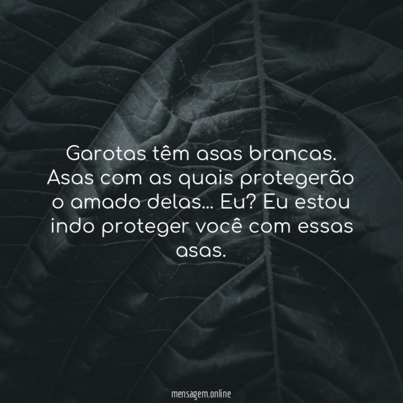 Garotas têm asas brancas