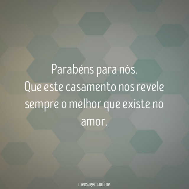 Parabéns para nós