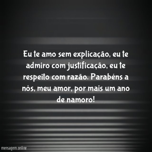 Eu te amo sem explicação
