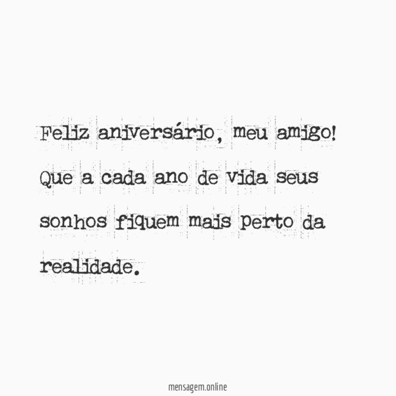 Feliz aniversário