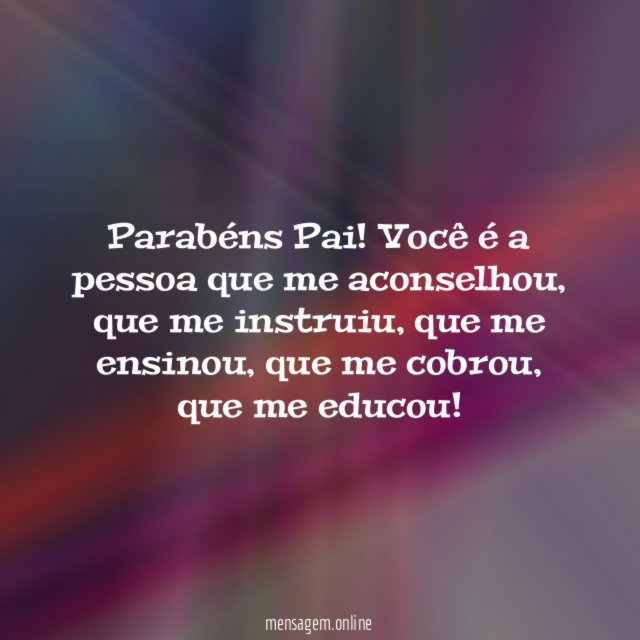 Parabéns Pai